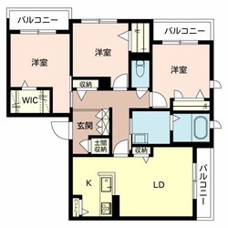 シャーメゾンミルーレの物件間取画像